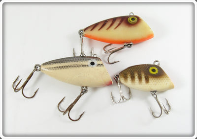 Unknown Bayou Boogie Or Swimmin Minnow Type Lot Of Three 