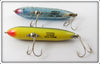 Heddon Original Zara Spook Pair: Blue Glitter & Bullfrog