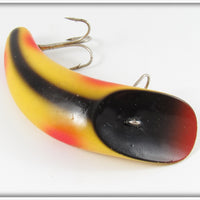 Vintage Northwood Tackle Yellow Spotted Curv A Lure 