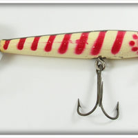 Vintage Eger Red & White Dillinger Lure