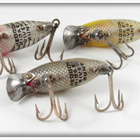 Heddon Midget River Runt Lot Of Three