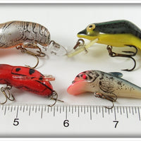 Rebel Crawdad, Frog, Creature & Bumble Bug Lot Of Four
