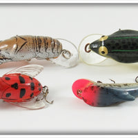 Rebel Crawdad, Frog, Creature & Bumble Bug Lot Of Four