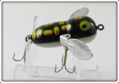 Heddon Glow Black Frog Tiny Crazy Crawler
