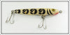 Vintage Eger Black & White 9999 Convict Lure