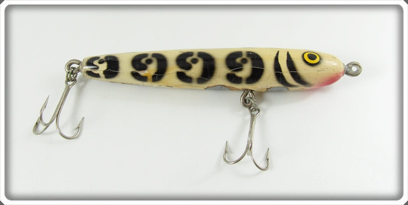 Vintage Eger Black & White 9999 Convict Lure
