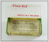 Cisco Kid Tackle Flashy Silver Model 500 In Box