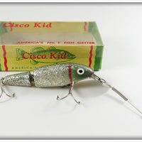 Vintage Cisco Kid Tackle Flashy Silver Model 500 Lure In Box 