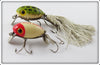 Arbogast Hula Dancer Pair: Red/White & Frog