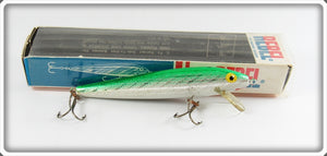 Vintage Rebel Green & Silver Minnow Lure In Box 