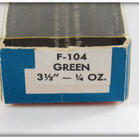 Rebel Green & Silver Minnow In Box