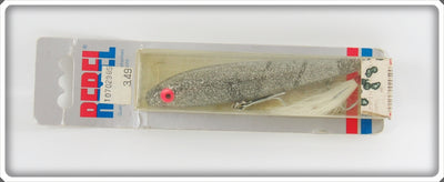Vintage Rebel Silver Glitter Jumpin Minnow Lure On Card 