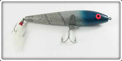 Vintage Rebel Blue Head Jumpin Minnow Lure 