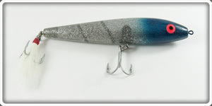Vintage Rebel Blue Head Jumpin Minnow Lure 