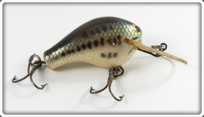 Vintage Bagley Little Bass On White Honey B Lure