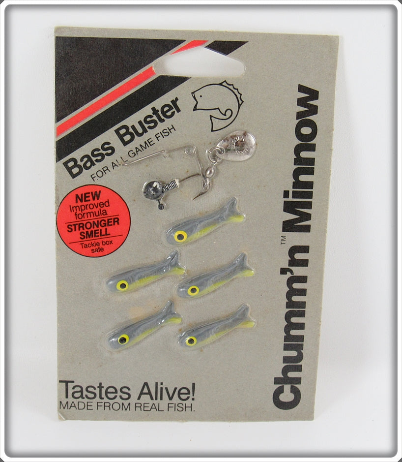 bass buster lure Vintage Bass Buster Chummin' Minnow Fish On Card For Sale