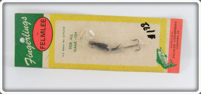 Vintage Felmlee Fingerling Lure On Card 