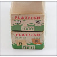 Helin Orange & Black Flatfish Pair In Boxes