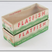 Helin Orange & Black Flatfish Pair In Boxes