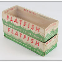 Helin Orange & Black Flatfish Pair In Boxes
