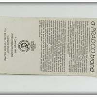 Heddon G Finish Tiny Torpedo On Card