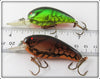 Bomber Natural Crawdad Model A & Flat A Pair