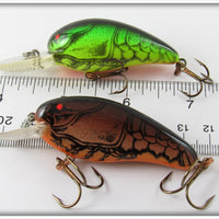 Bomber Natural Crawdad Model A & Flat A Pair