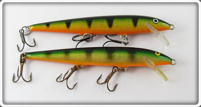 Rapala Perch Floating Minnow Pair