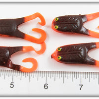 Bass Buster Brown Perk Tail Frogs With Card