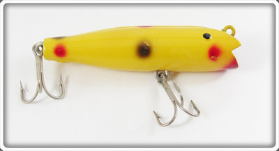 Vintage Creek Chub Yellow Spotted Spinning Darter Lure