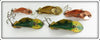 Vintage Buck's Baits Spoonplug Lot Of Five Lures 