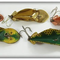 Vintage Buck's Baits Spoonplug Lot Of Five Lures 
