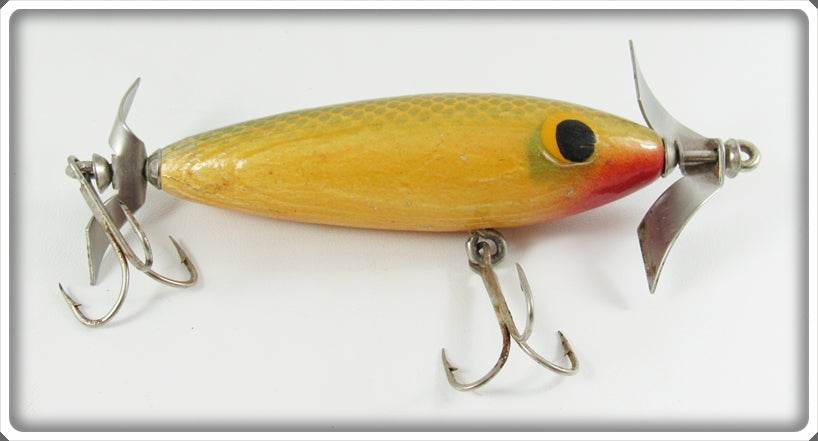 Vintage Ozark Green Scale Woodchopper Lure