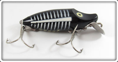 Vintage Heddon Black Shore River Runt Lure 