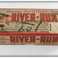 Vintage Heddon Greenfish Shore River Runt Empty Lure Box 