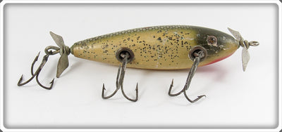 Vintage Creek Chub Silver Flash Injured Minnow Lure 