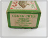 Creek Chub Silver Flash Midget Darter Empty Box