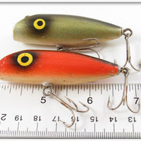 Unknown Red & Gold Millsite Floater Type Pair