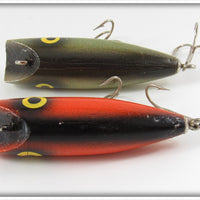 Unknown Red & Gold Millsite Floater Type Pair