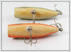Unknown Red & Gold Millsite Floater Type Pair