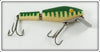 L&S White Body Green Back & Stripes Opaque Eyes Bass Master