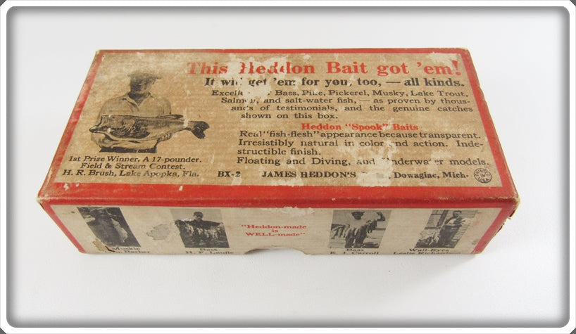 Vintage Heddon Unmarked Empty Brush Box