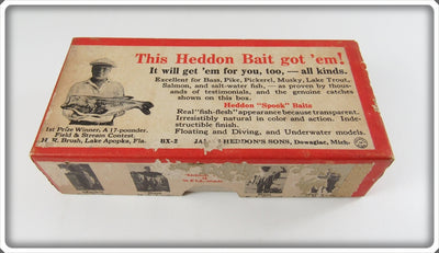 Vintage Heddon Unmarked Empty Brush Box 