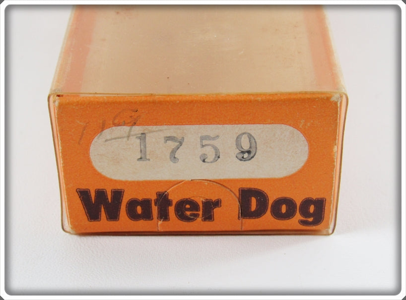 Vintage Bomber Yellow Coachdog Water Dog Lure In Box For Sale