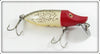 Vintage Heddon Red Head Flitter Tiny Floating Runt Lure