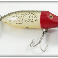 Vintage Heddon Red Head Flitter Tiny Floating Runt Lure