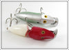 Heddon Shad & Red Head White River Runt Pair