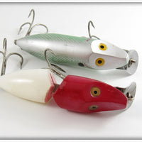 Heddon Shad & Red Head White River Runt Pair