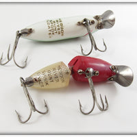 Heddon Shad & Red Head White River Runt Pair