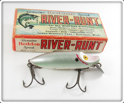 Vintage Heddon Shad River Runt Lure In Box